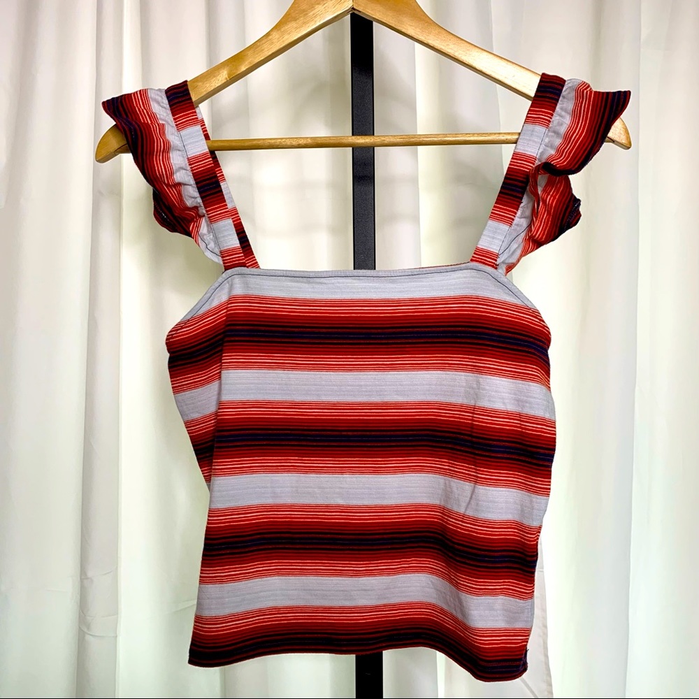 BP Ruffle Sleeve Stretch Tank - Picture 9 of 11